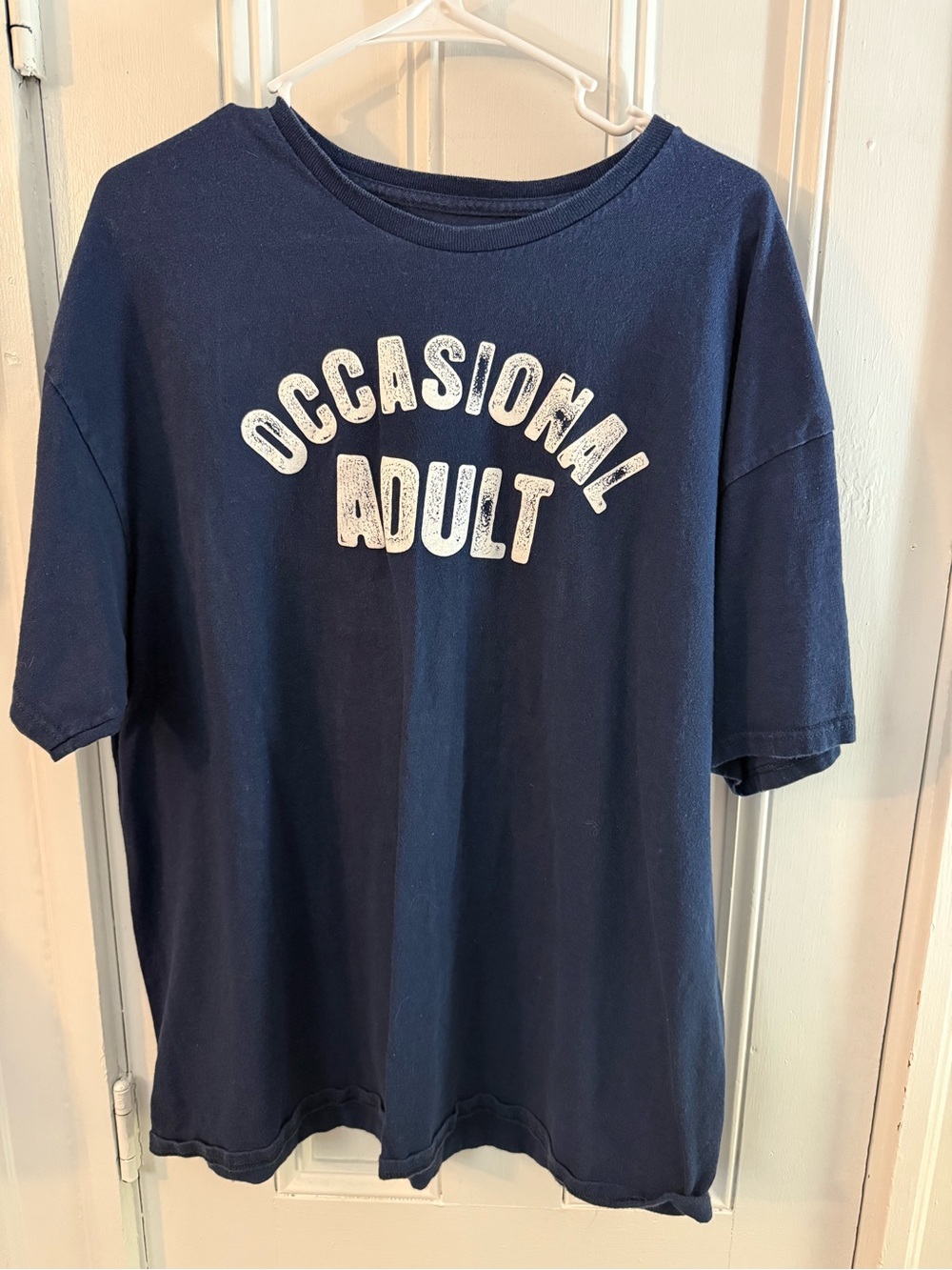 Occasional Adult Graphic Tee - Deep Navy Short Sleeve